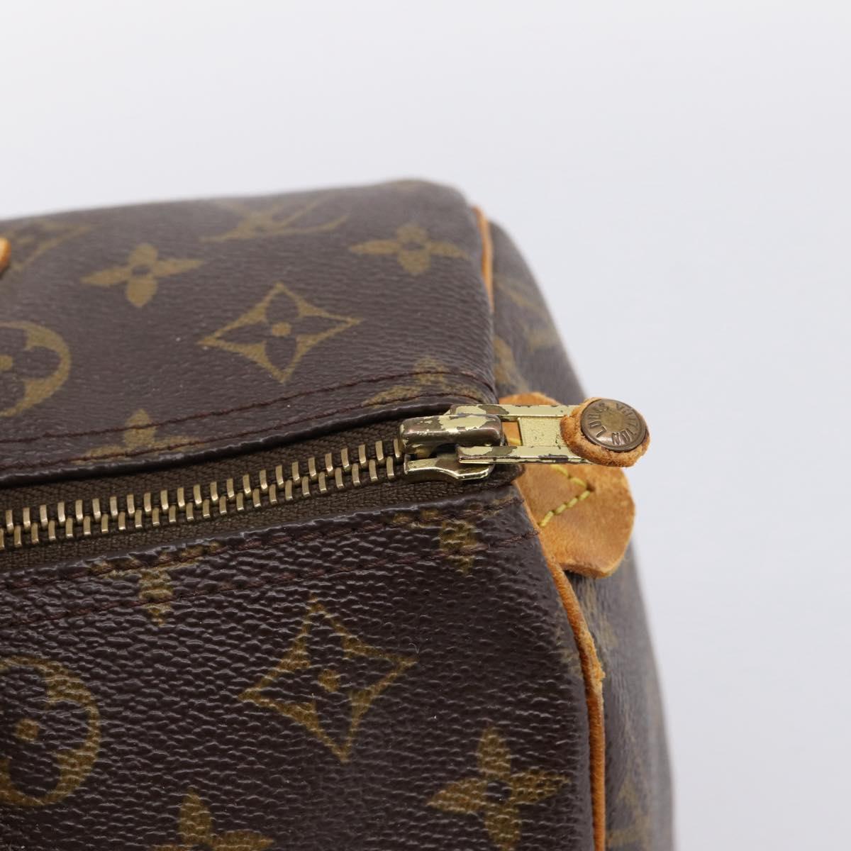 LOUIS VUITTON Monogram Speedy 30 Hand Bag M41526 LV Auth 194257