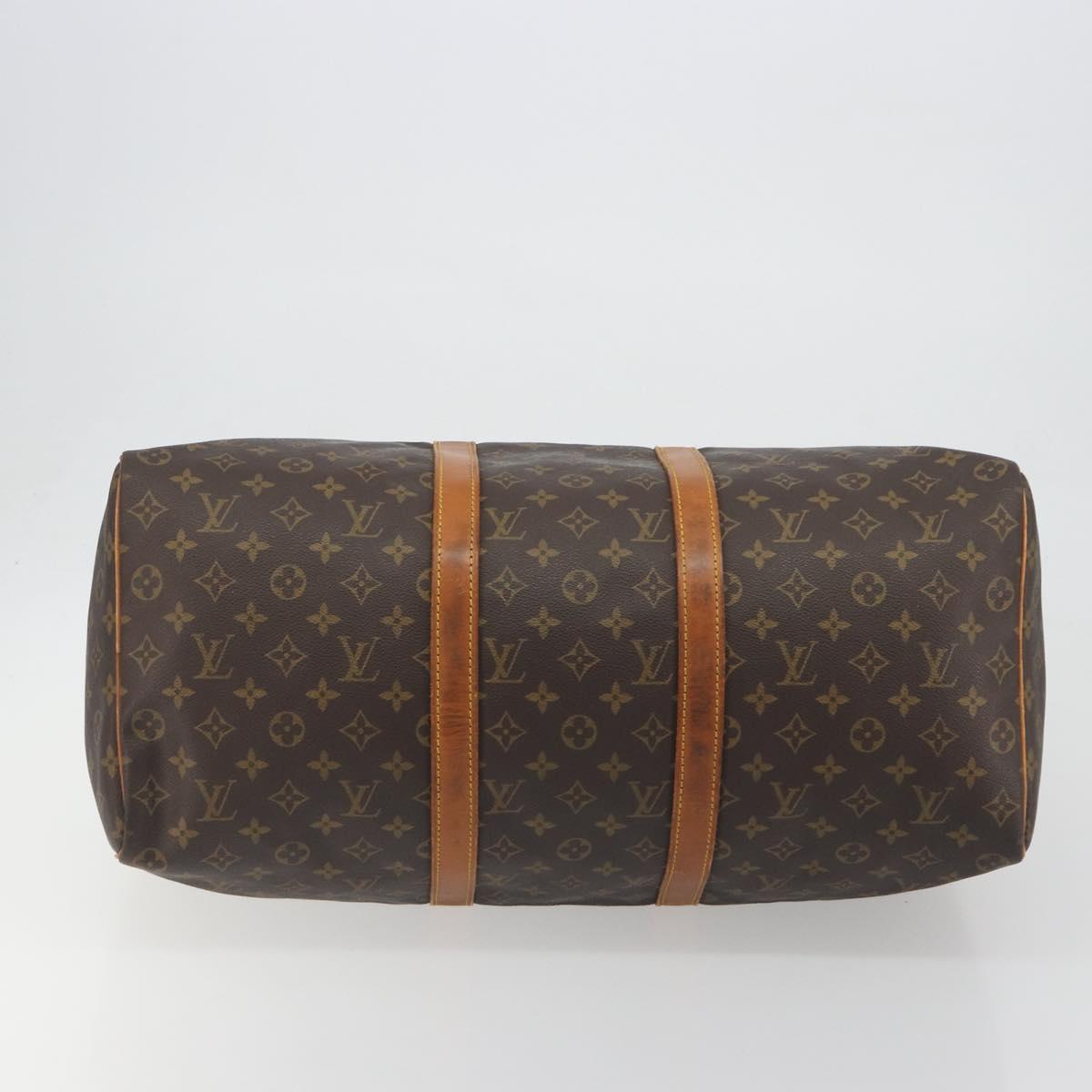 LOUIS VUITTON Monogram Keepall 50 Boston Bag M41426 LV Auth 194259A
