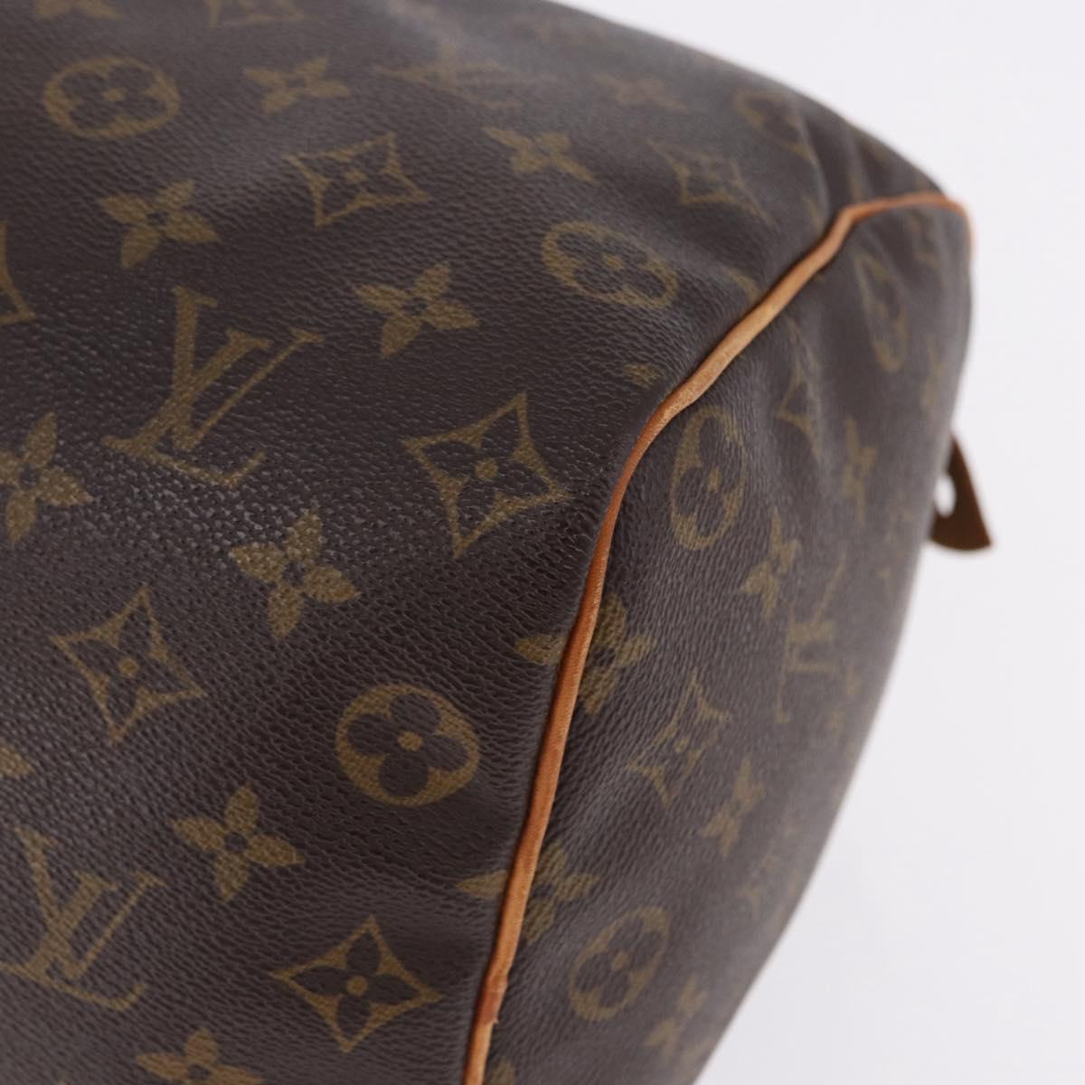 LOUIS VUITTON Monogram Speedy 35 Hand Bag M41524 LV Auth 194276V