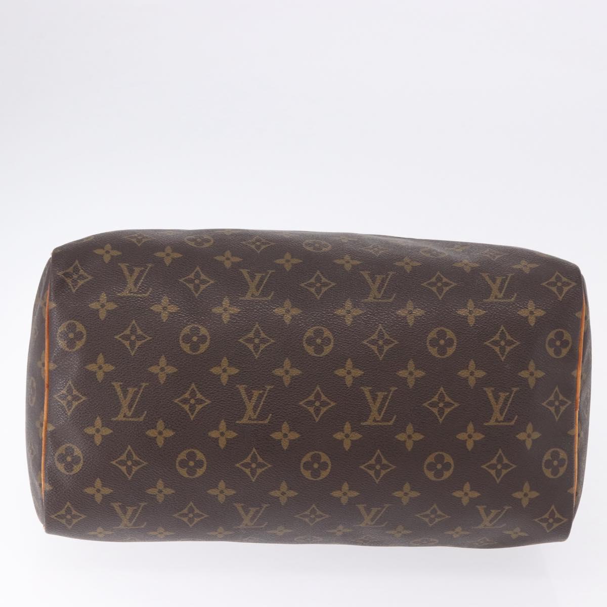 LOUIS VUITTON Monogram Speedy 35 Hand Bag M41524 LV Auth 194276V