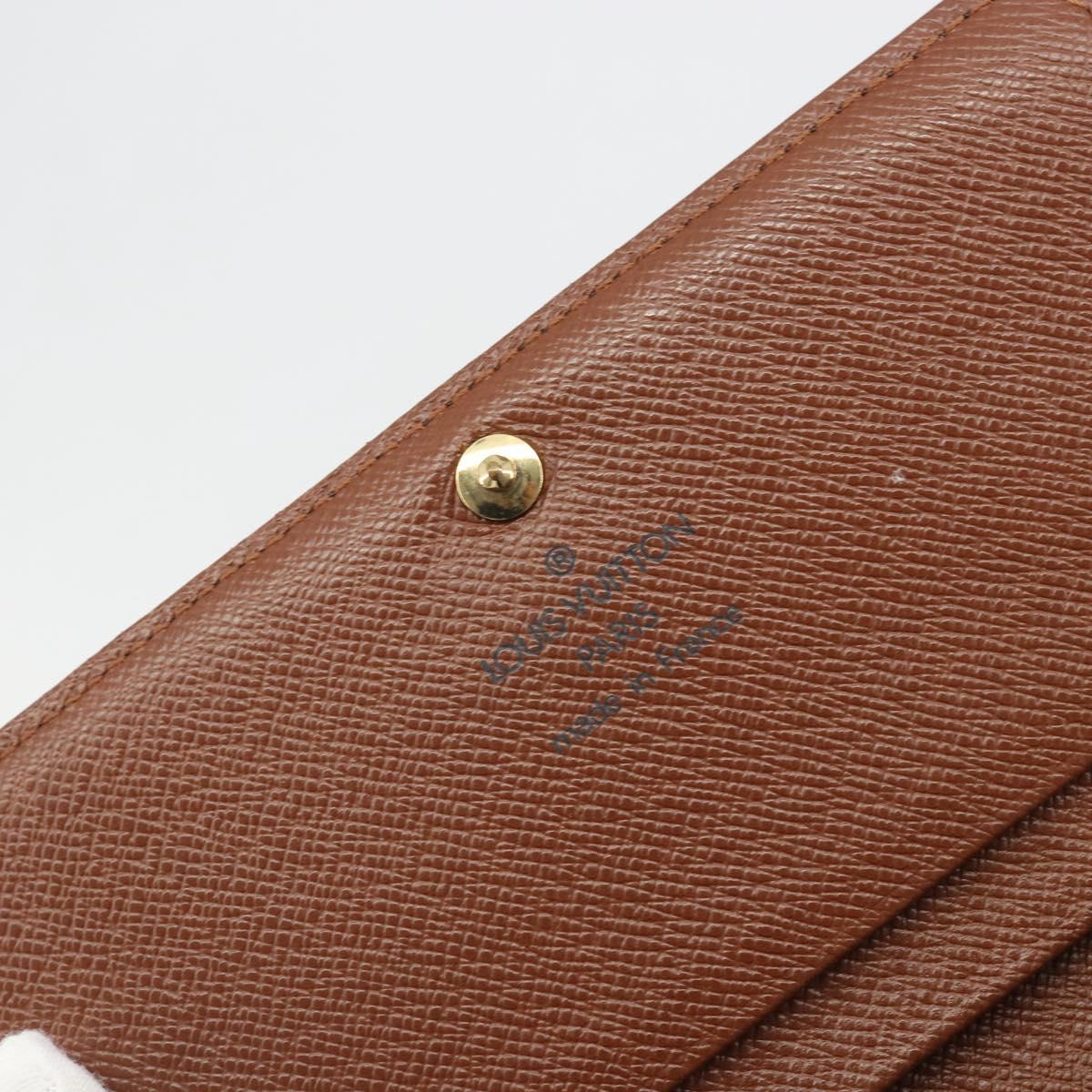 LOUIS VUITTON Monogram Portefeuille Tresor Bifold Wallet M61736 LV Auth 194277A