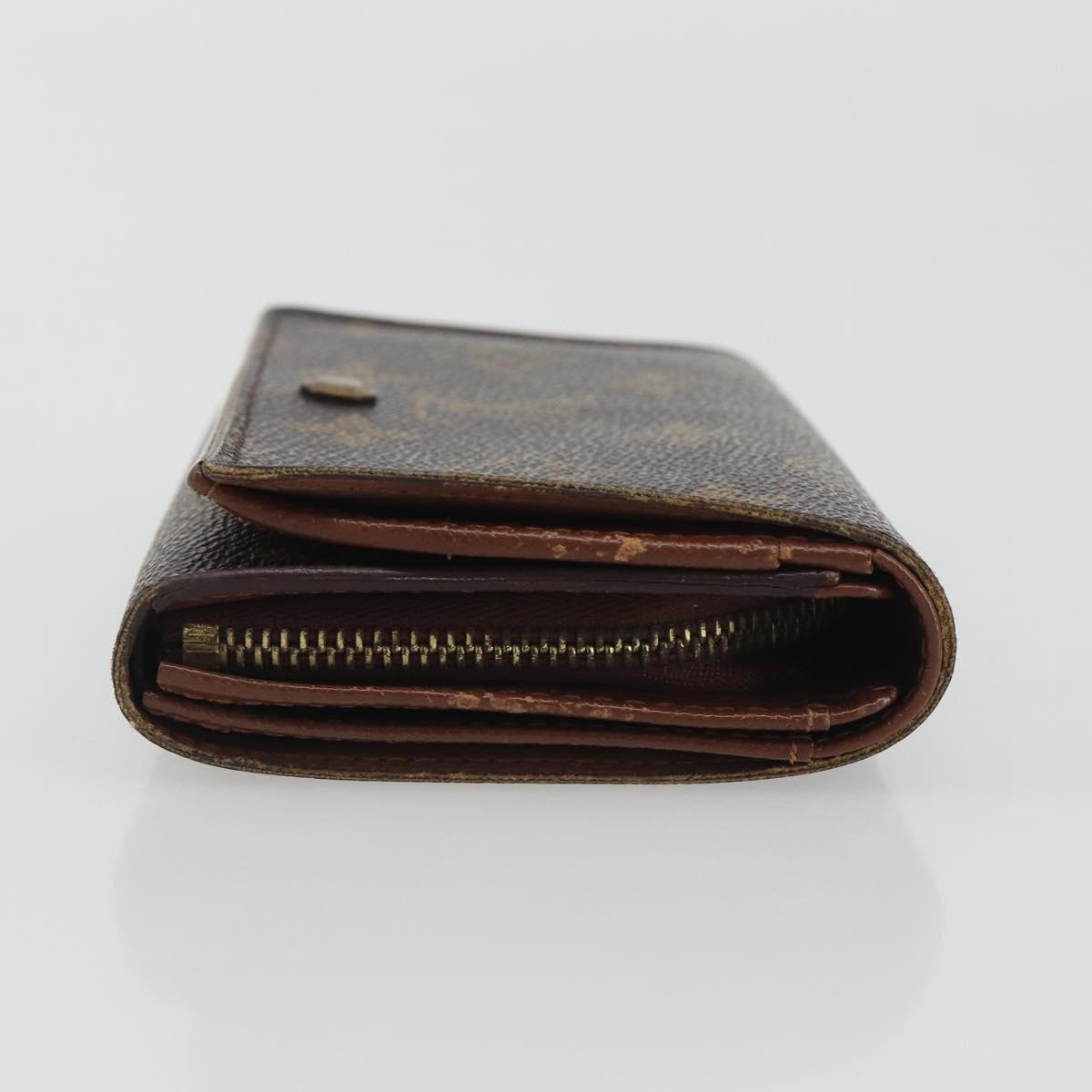LOUIS VUITTON Monogram Portefeuille Tresor Bifold Wallet M61736 LV Auth 194277A