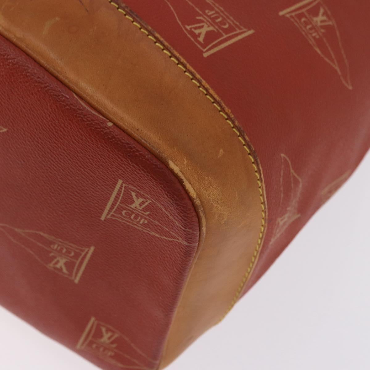 LOUIS VUITTON LV Cup Saint Tropez Shoulder Bag Red M80026 LV Auth 194290