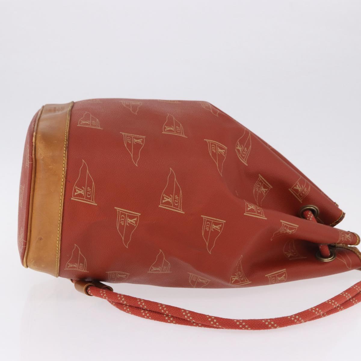 LOUIS VUITTON LV Cup Saint Tropez Shoulder Bag Red M80026 LV Auth 194290