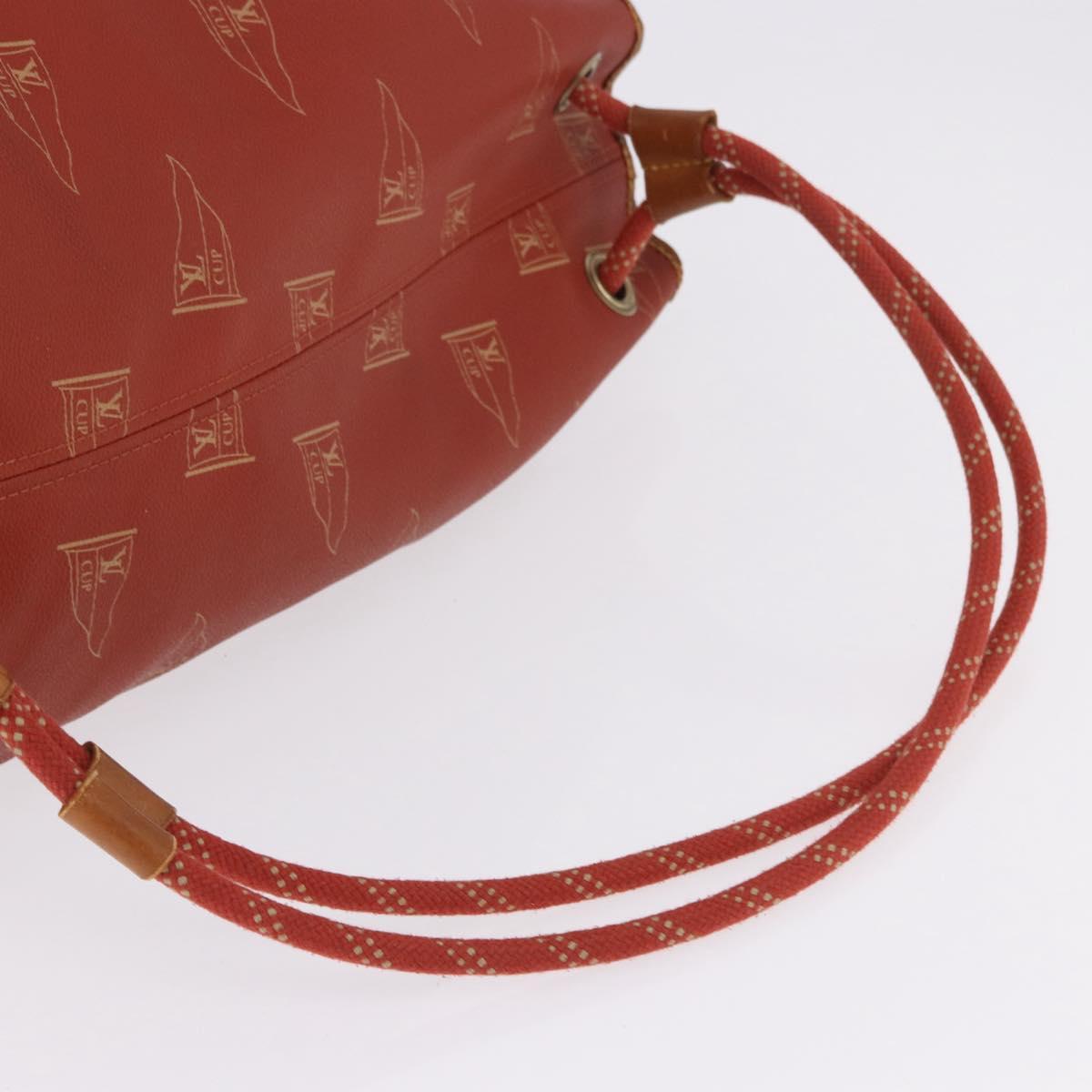 LOUIS VUITTON LV Cup Saint Tropez Shoulder Bag Red M80026 LV Auth 194290