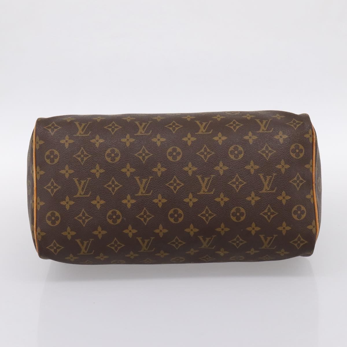 LOUIS VUITTON Monogram Speedy 35 Hand Bag M41524 LV Auth 194299A