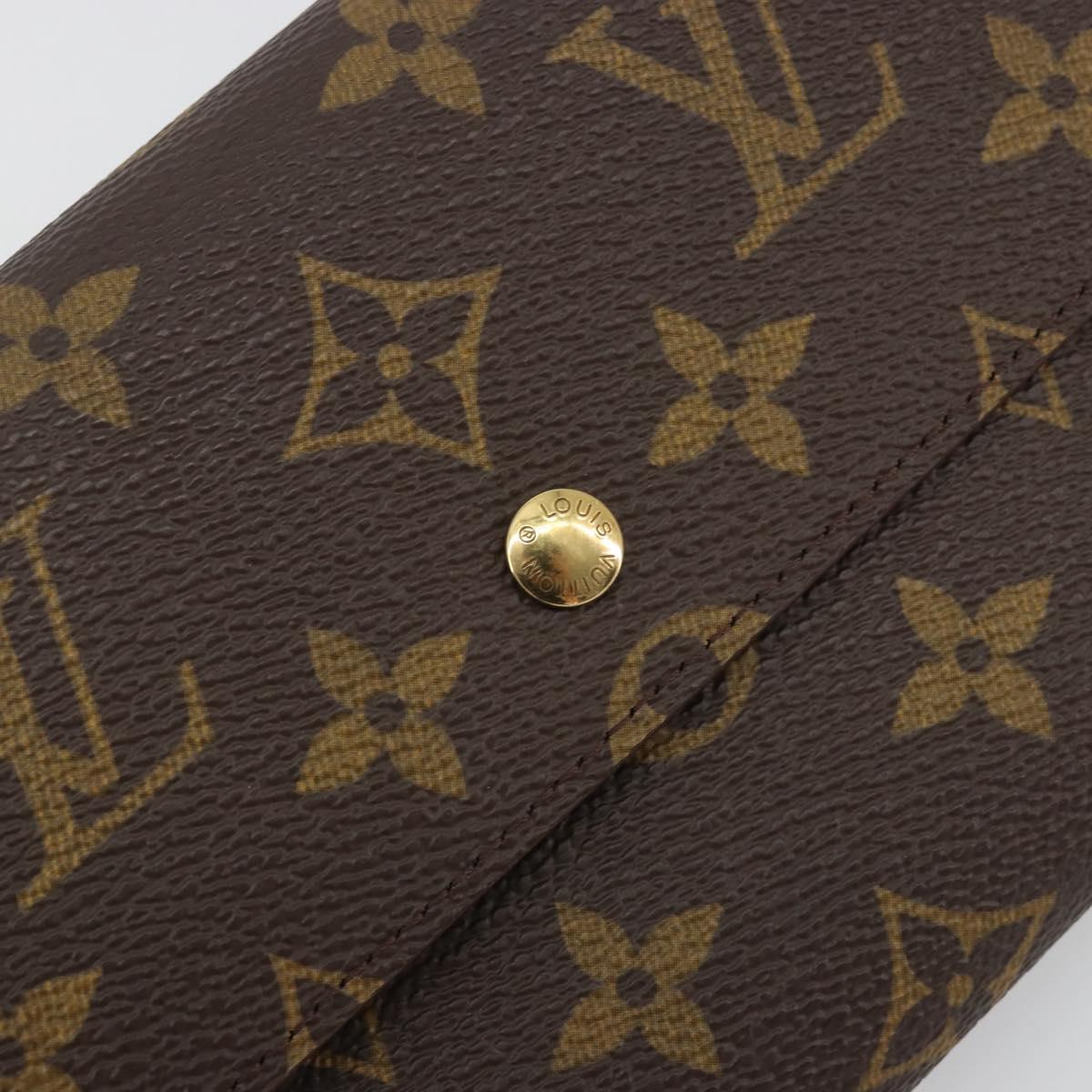 LOUIS VUITTON Monogram Porte Tresor International Wallet M61215 LV Auth 194302A