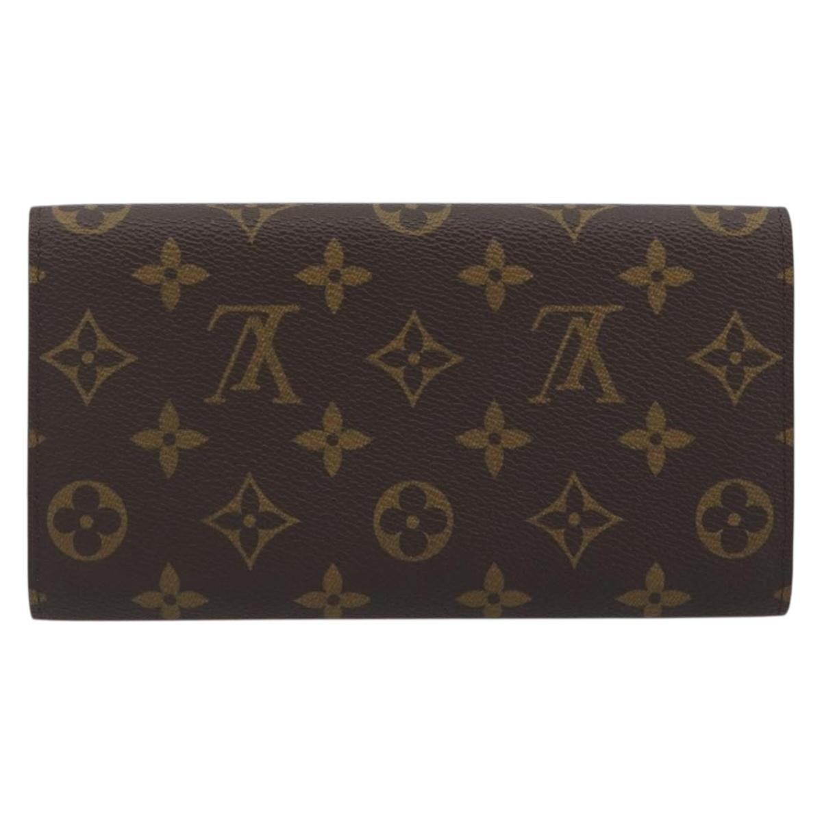 LOUIS VUITTON Monogram Porte Tresor International Wallet M61215 LV Auth 194302A