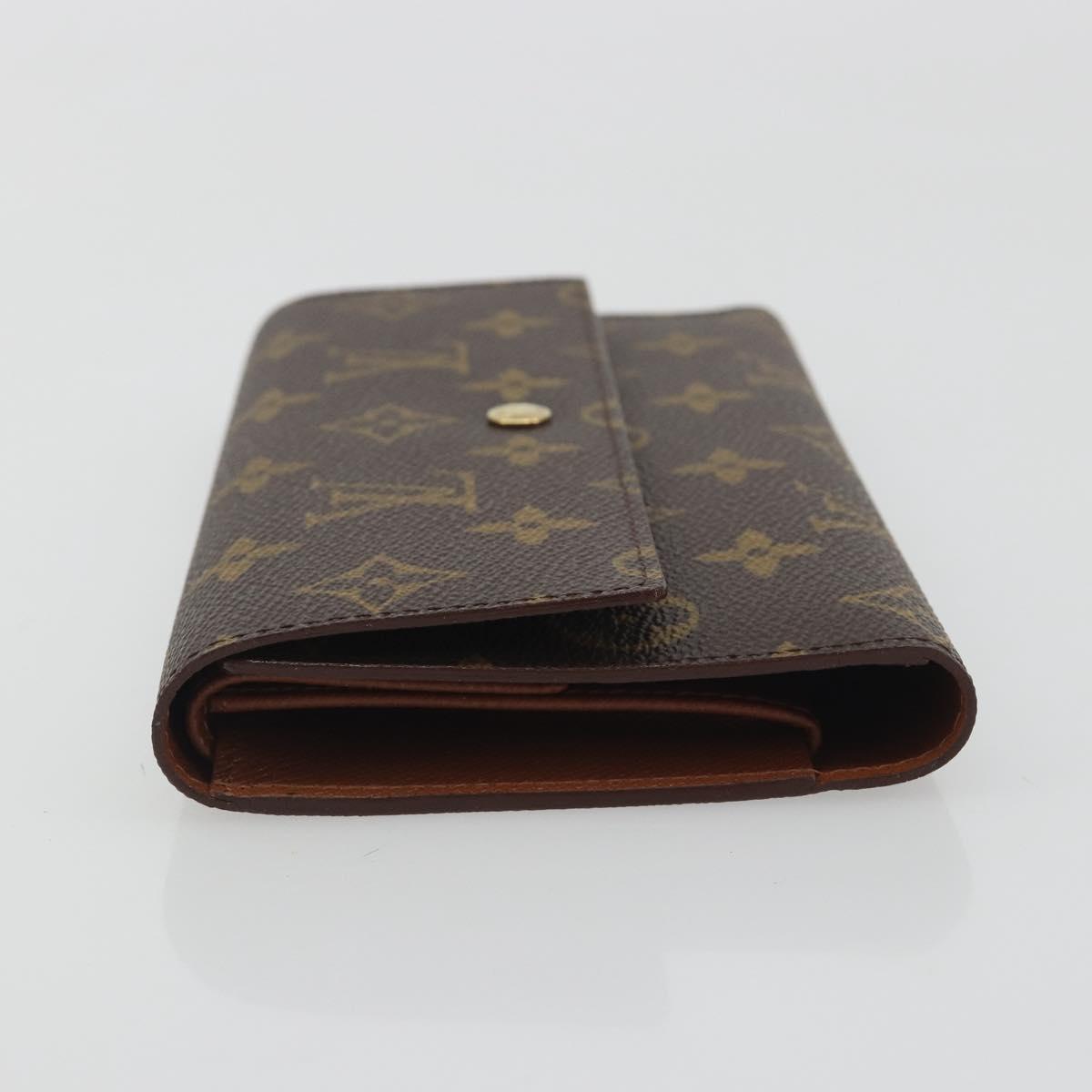 LOUIS VUITTON Monogram Porte Tresor International Wallet M61215 LV Auth 194302A
