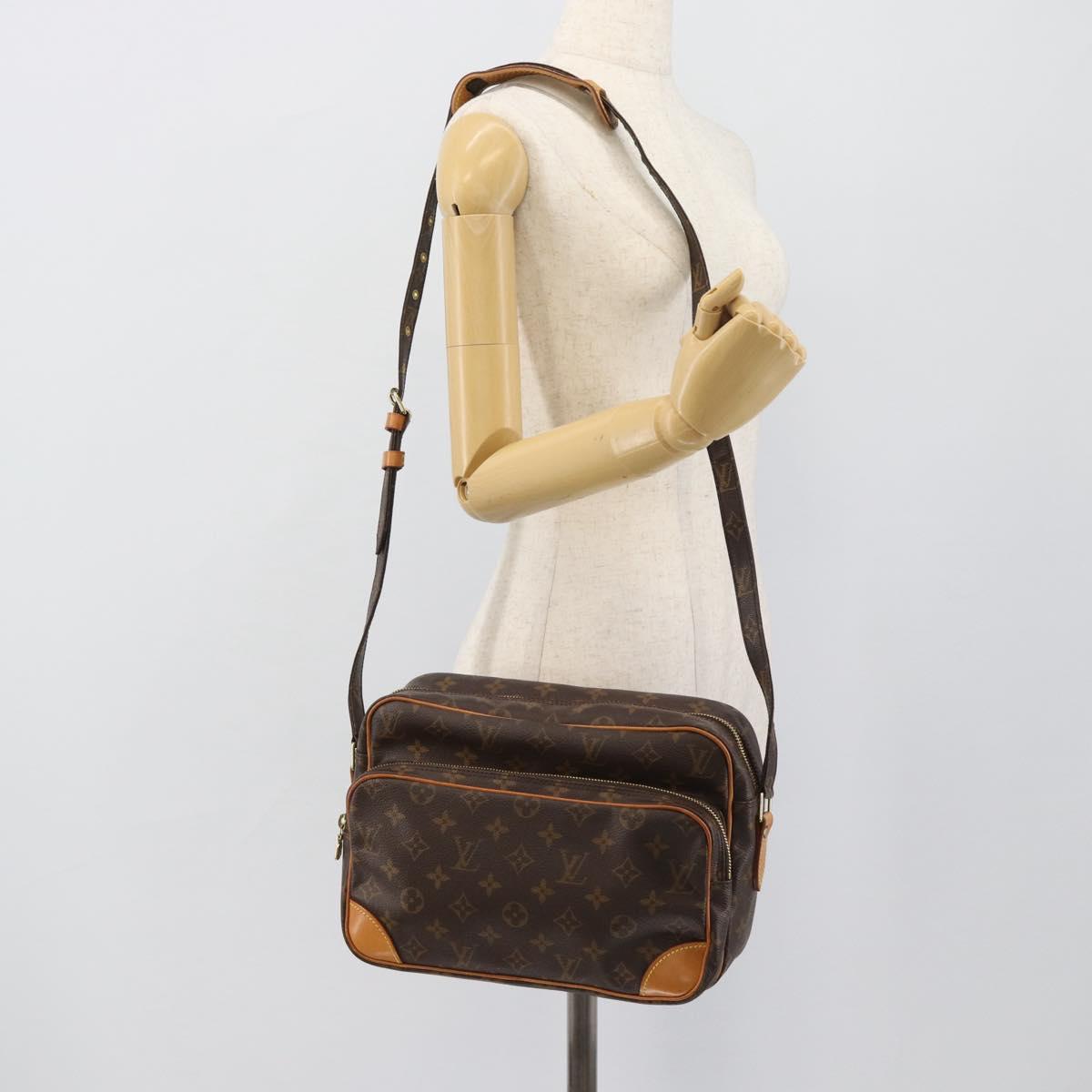 LOUIS VUITTON Monogram Nile Shoulder Bag M45244 LV Auth 194303A