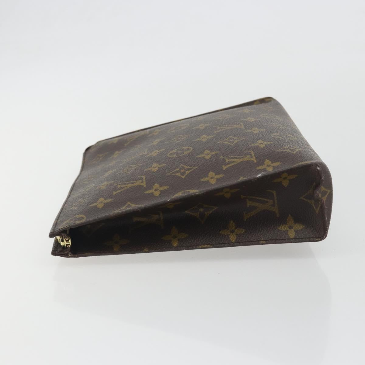LOUIS VUITTON Monogram Poche Toilette 26 Pouch M47542 LV Auth 194309
