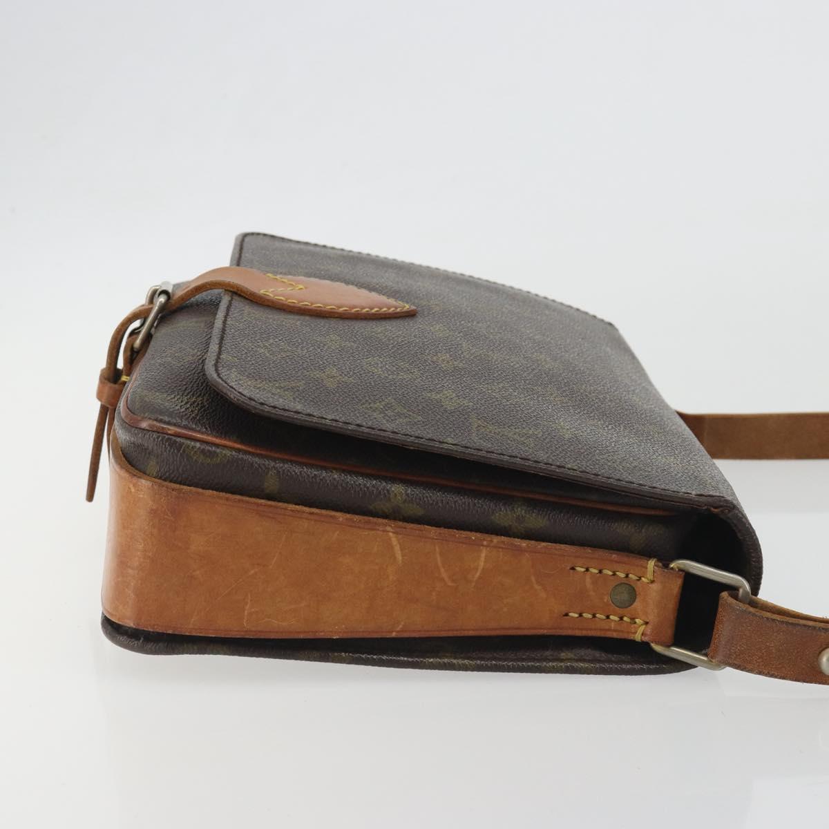 LOUIS VUITTON Monogram Cartouchiere GM Shoulder Bag M51252 LV Auth 194315