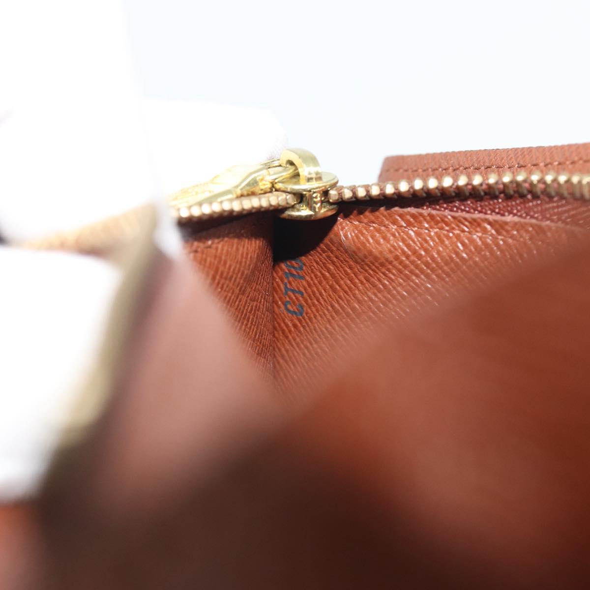 LOUIS VUITTON Pochette Porte Monnaie Credit Long Wallet M61726 LV Auth 194317A