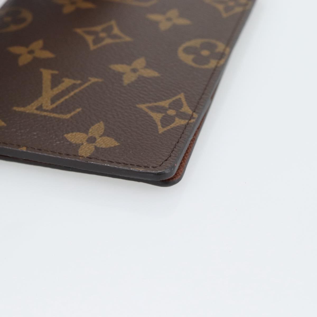 LOUIS VUITTON Monogram Couverture passport Passport Case M64502 LV Auth 194320