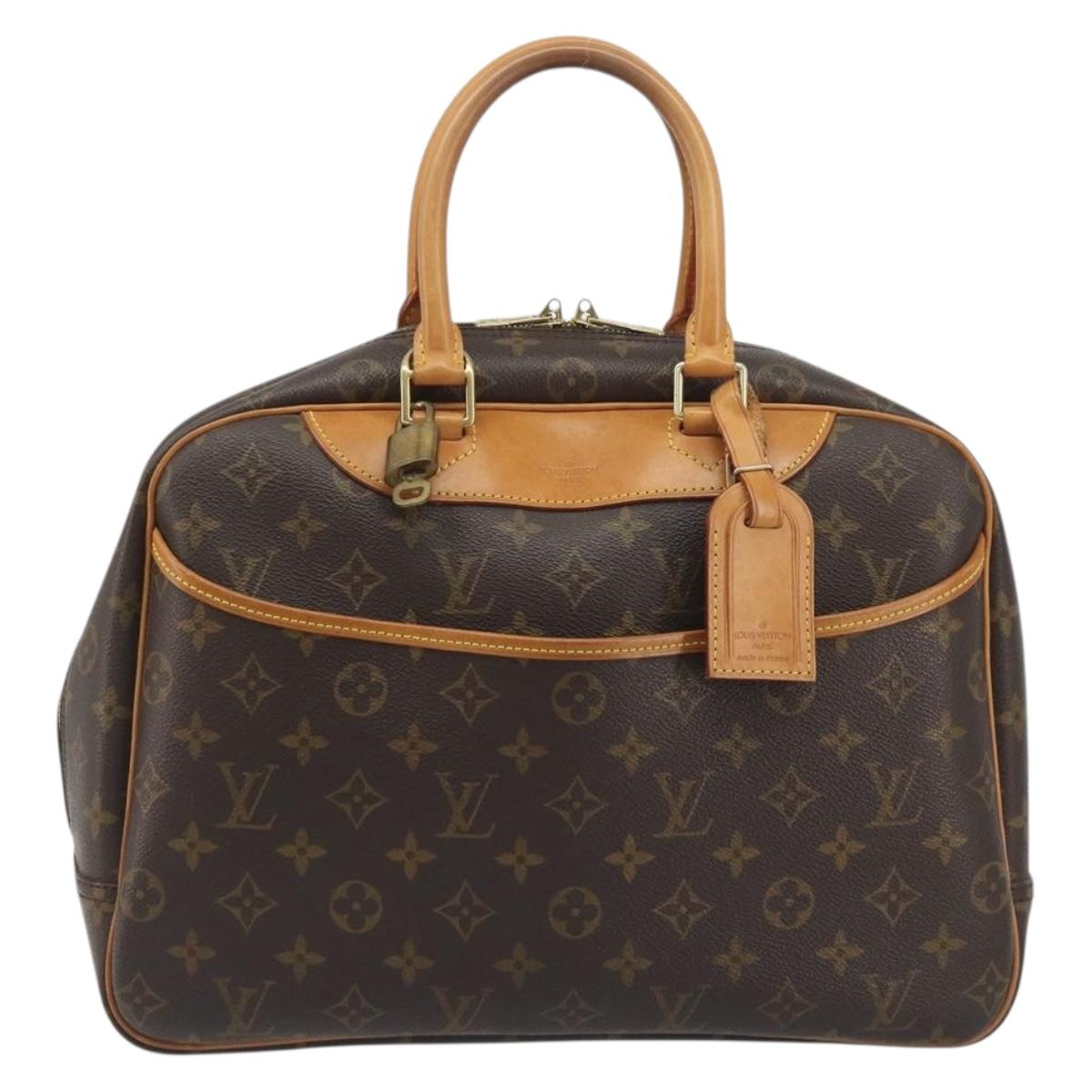 LOUIS VUITTON Monogram Deauville Hand Bag M47270 LV Auth 194333V