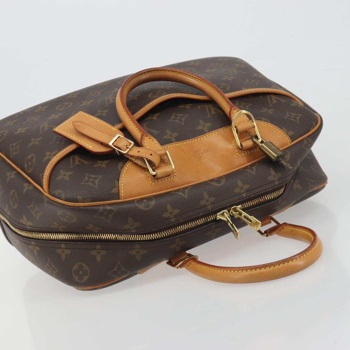 LOUIS VUITTON Monogram Deauville Hand Bag M47270 LV Auth 194333V