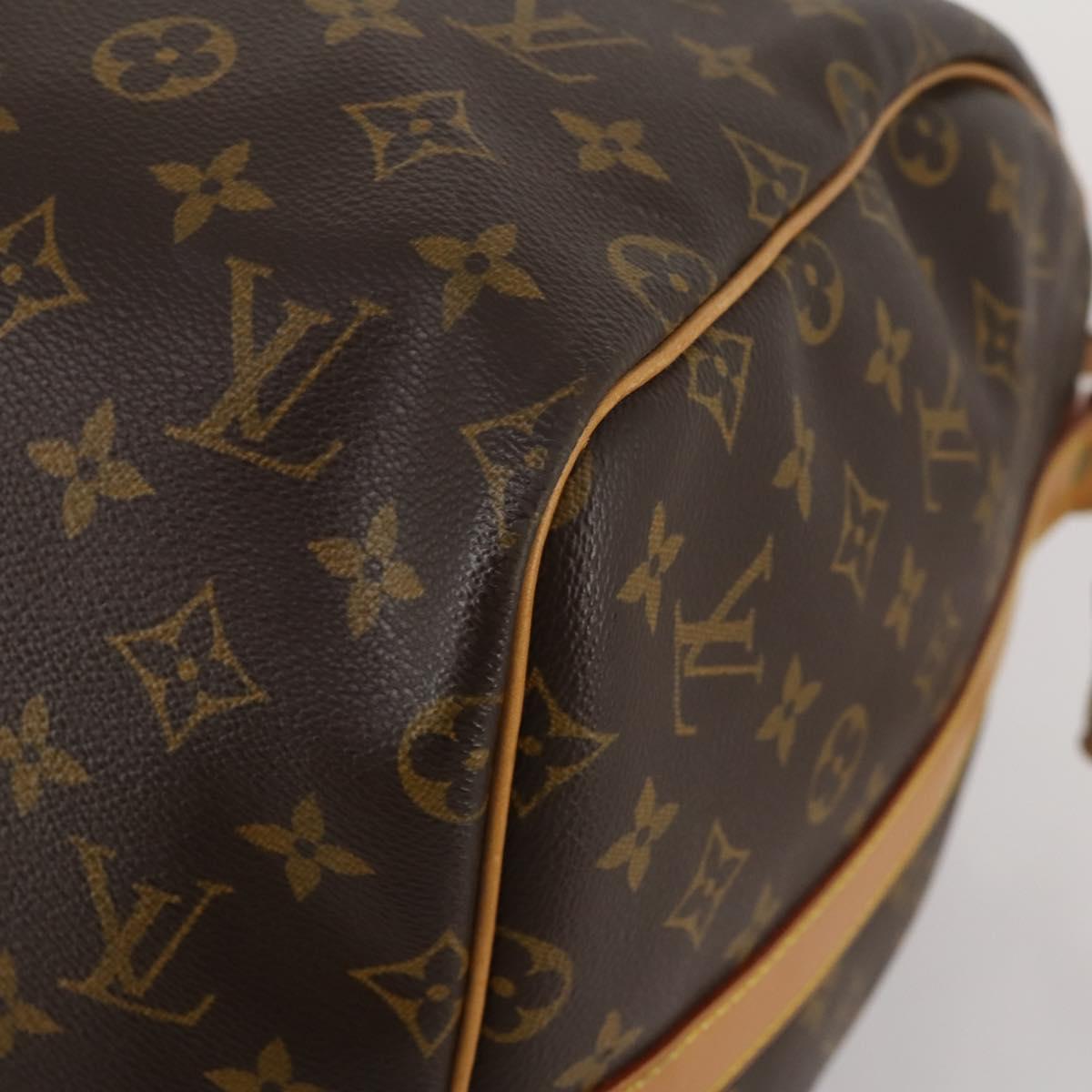 LOUIS VUITTON Monogram Keepall Bandouliere 55 Boston Bag M41414 LV Auth 194346V