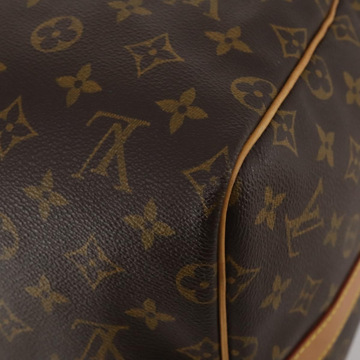 LOUIS VUITTON Monogram Keepall Bandouliere 55 Boston Bag M41414 LV Auth 194346V