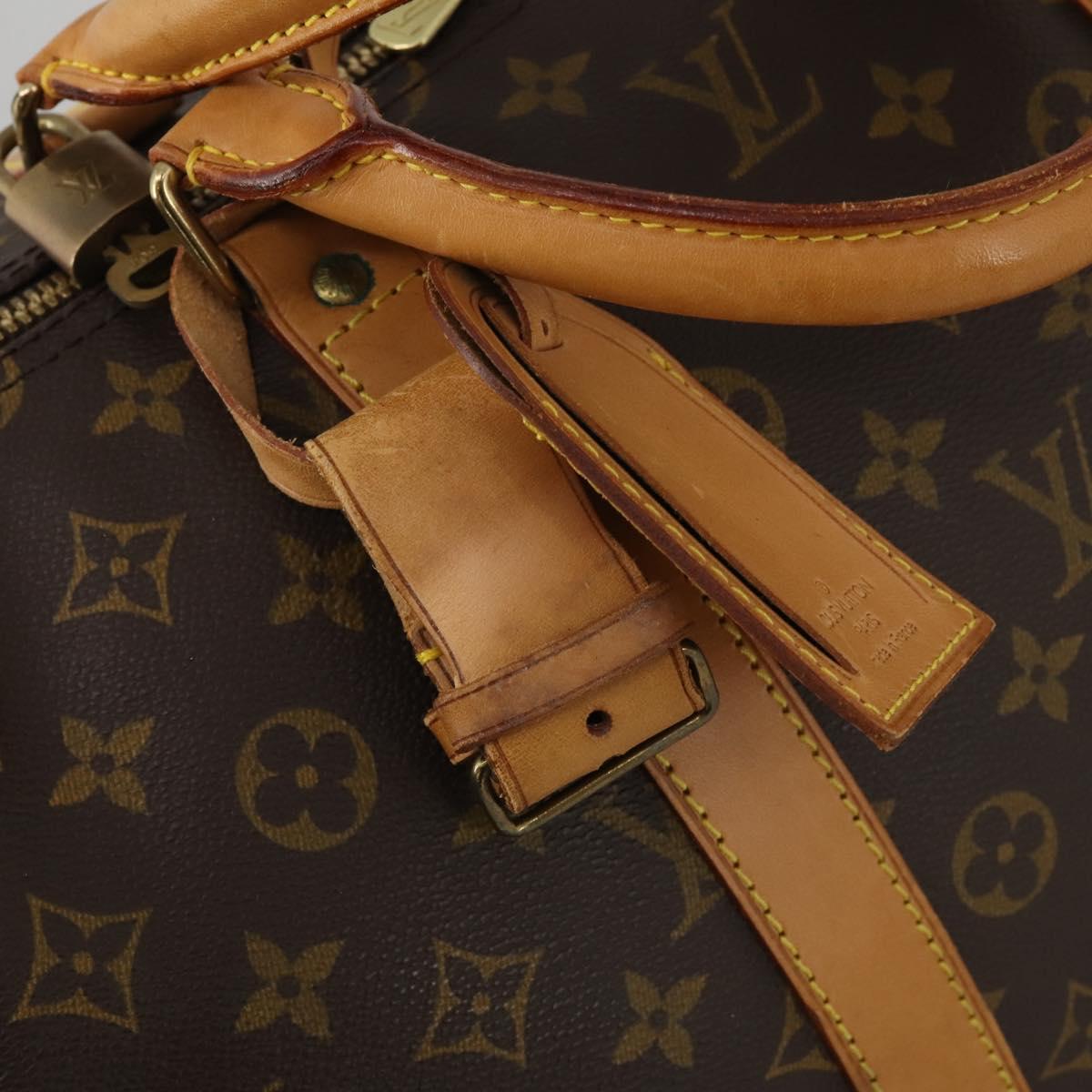 LOUIS VUITTON Monogram Keepall Bandouliere 55 Boston Bag M41414 LV Auth 194346V