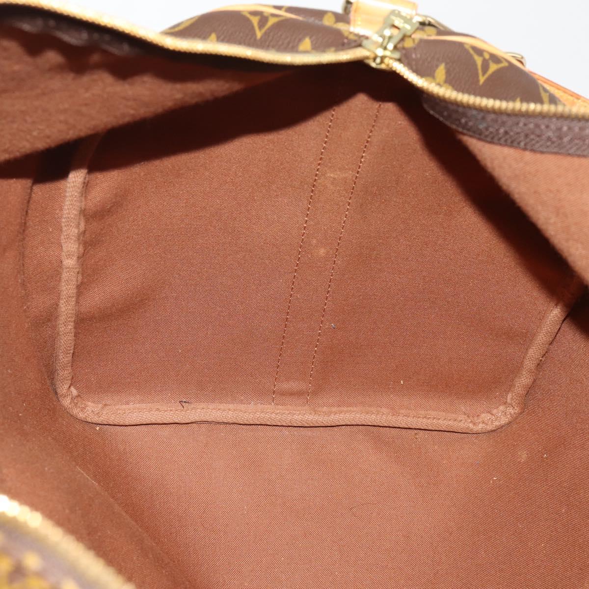LOUIS VUITTON Monogram Keepall Bandouliere 55 Boston Bag M41414 LV Auth 194346V