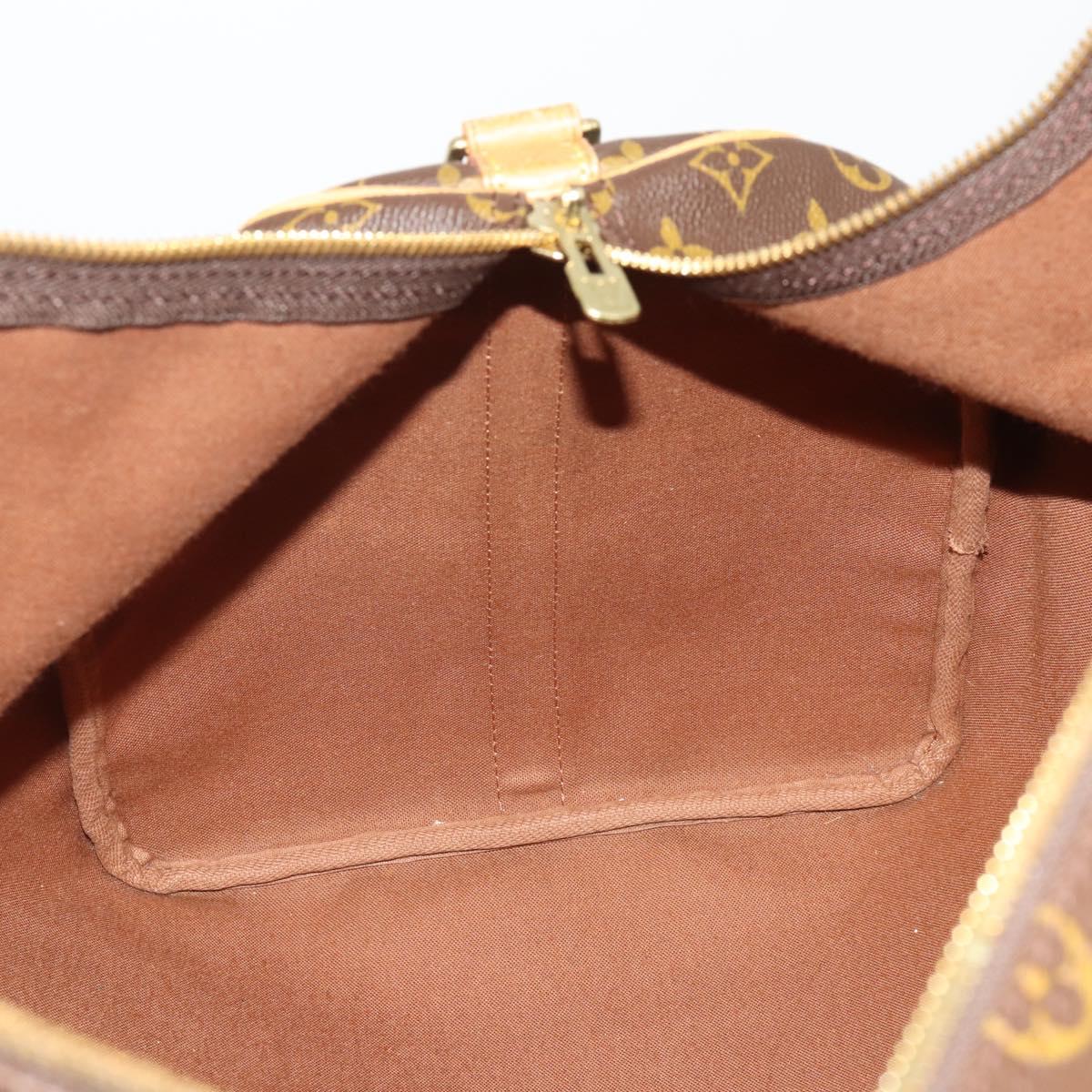 LOUIS VUITTON Monogram Keepall Bandouliere 55 Boston Bag M41414 LV Auth 194346V