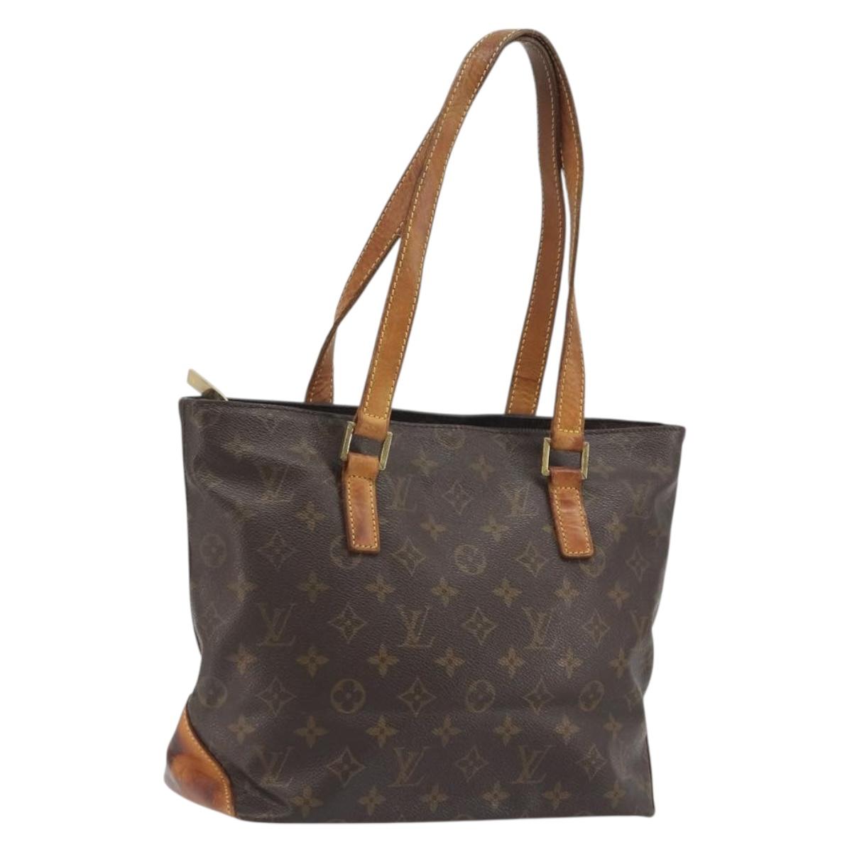 LOUIS VUITTON Monogram Cabas Piano Tote Bag M51148 LV Auth 194347