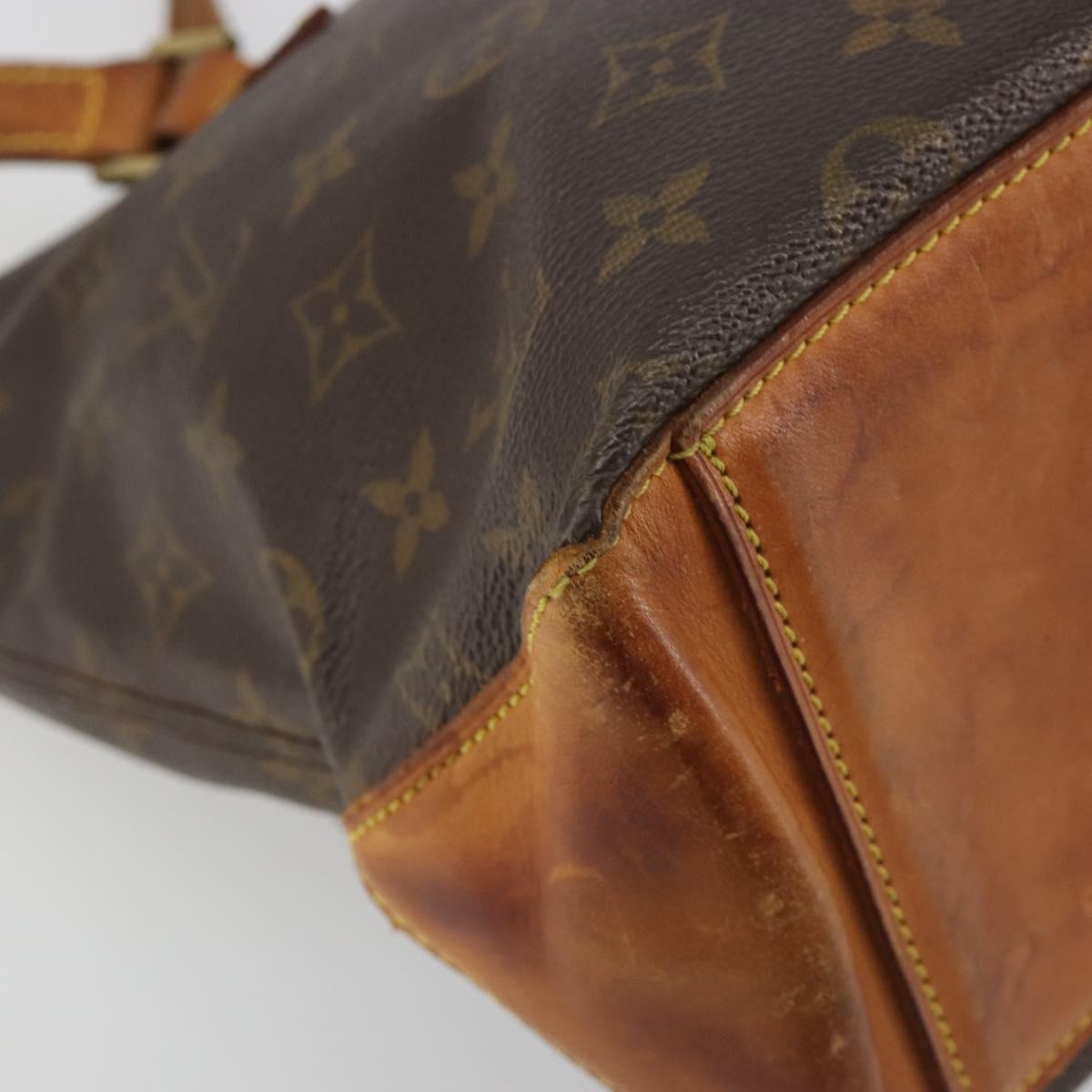 LOUIS VUITTON Monogram Cabas Piano Tote Bag M51148 LV Auth 194347