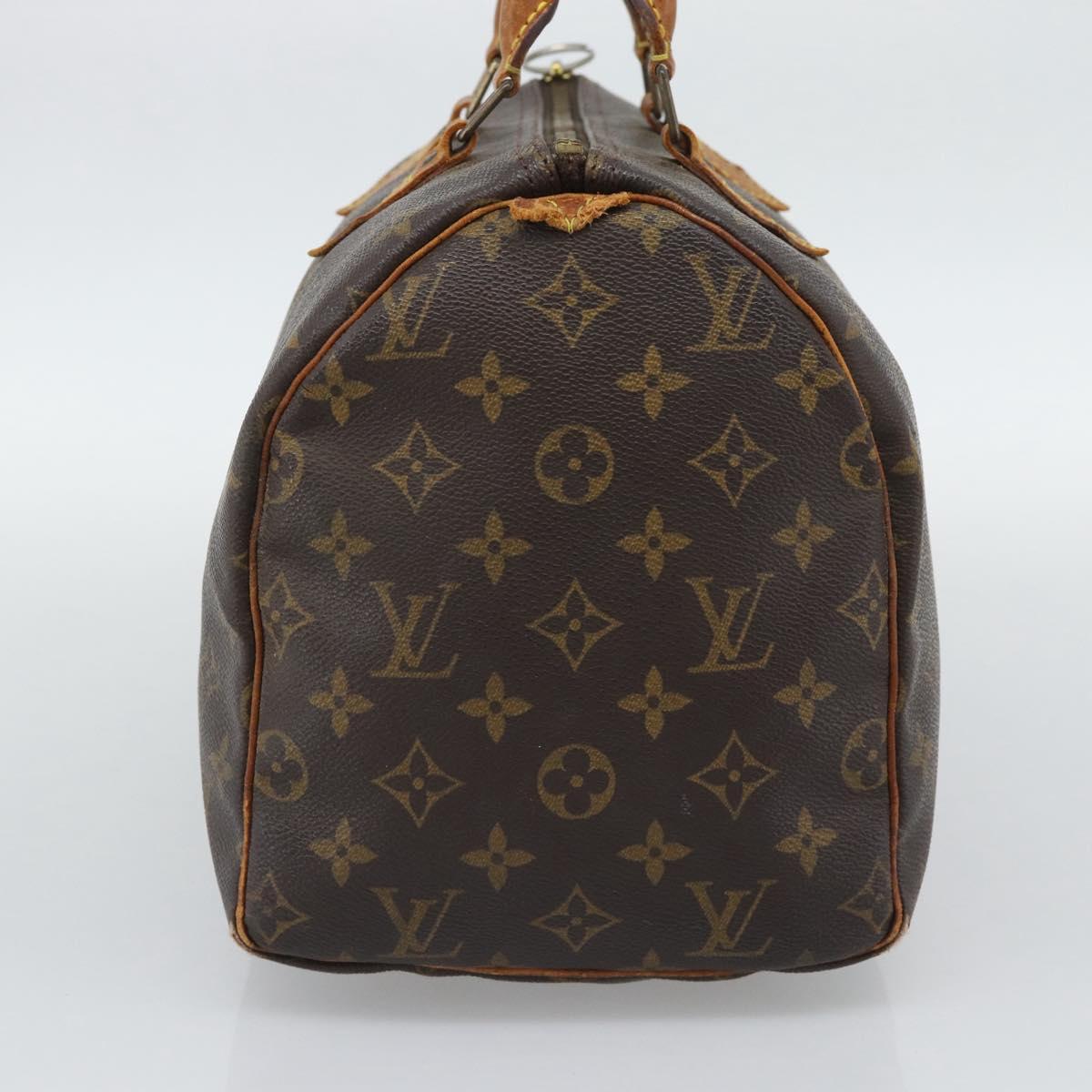 LOUIS VUITTON Monogram Speedy 30 Hand Bag M41526 LV Auth 194349