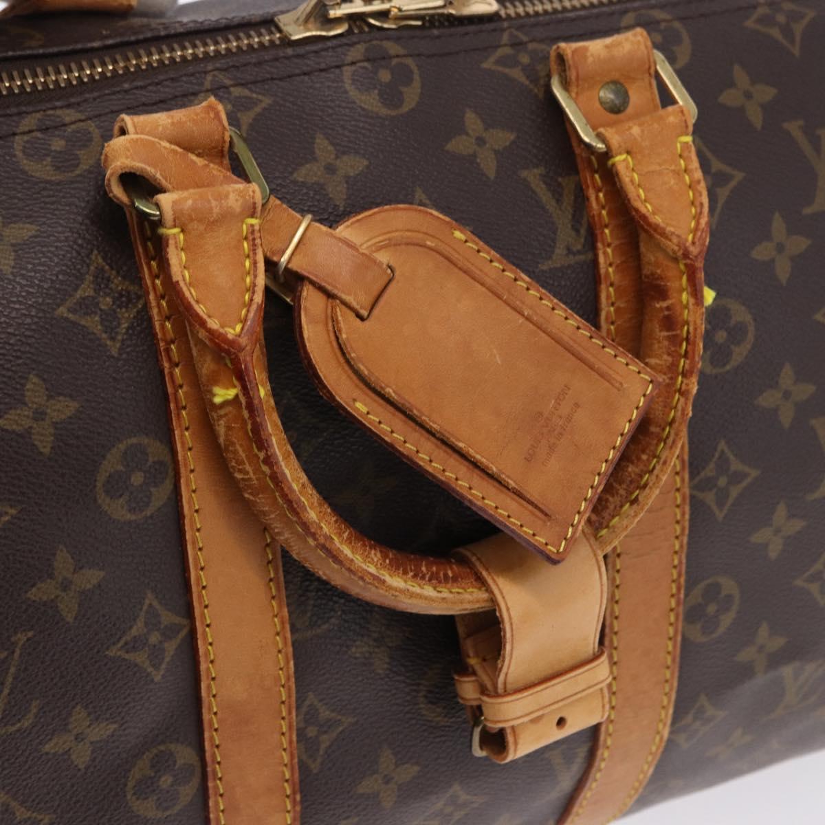 LOUIS VUITTON Monogram Keepall 45 Boston Bag M41428 LV Auth 194353