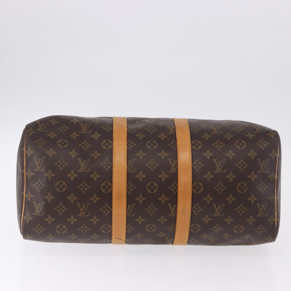 LOUIS VUITTON Monogram Keepall 45 Boston Bag M41428 LV Auth 194353