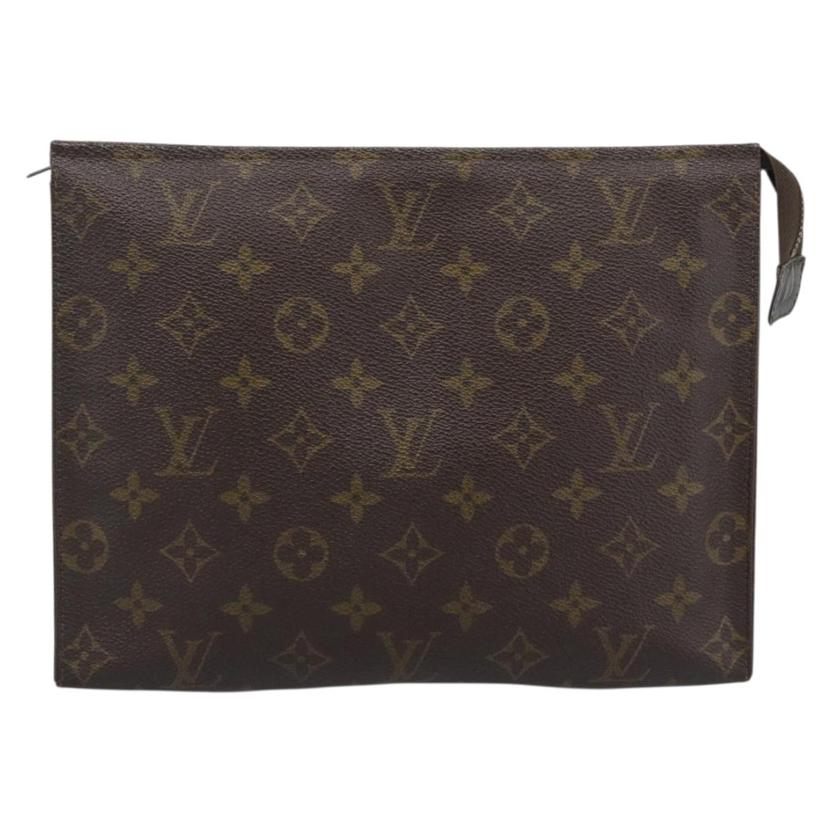 LOUIS VUITTON Monogram Poche Toilette 26 Pouch M47542 LV Auth 194362