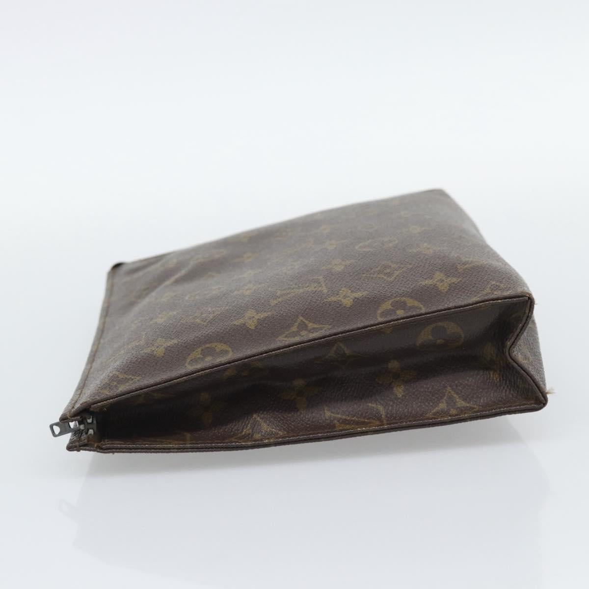 LOUIS VUITTON Monogram Poche Toilette 26 Pouch M47542 LV Auth 194362