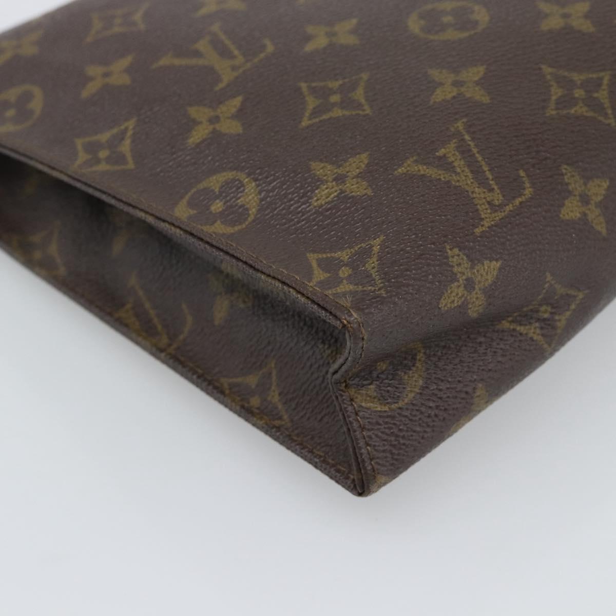 LOUIS VUITTON Monogram Poche Toilette 26 Pouch M47542 LV Auth 194362