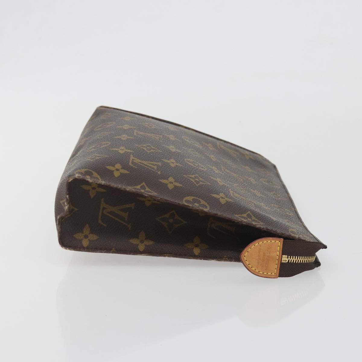 LOUIS VUITTON Monogram Poche Toilette 26 Pouch M47542 LV Auth 194365
