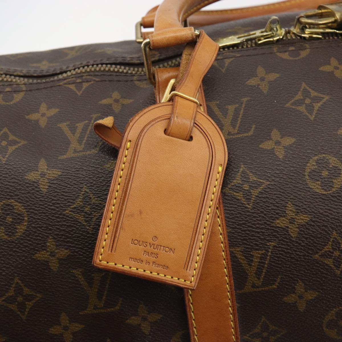 LOUIS VUITTON Monogram Keepall 50 Boston Bag M41426 LV Auth 194386A