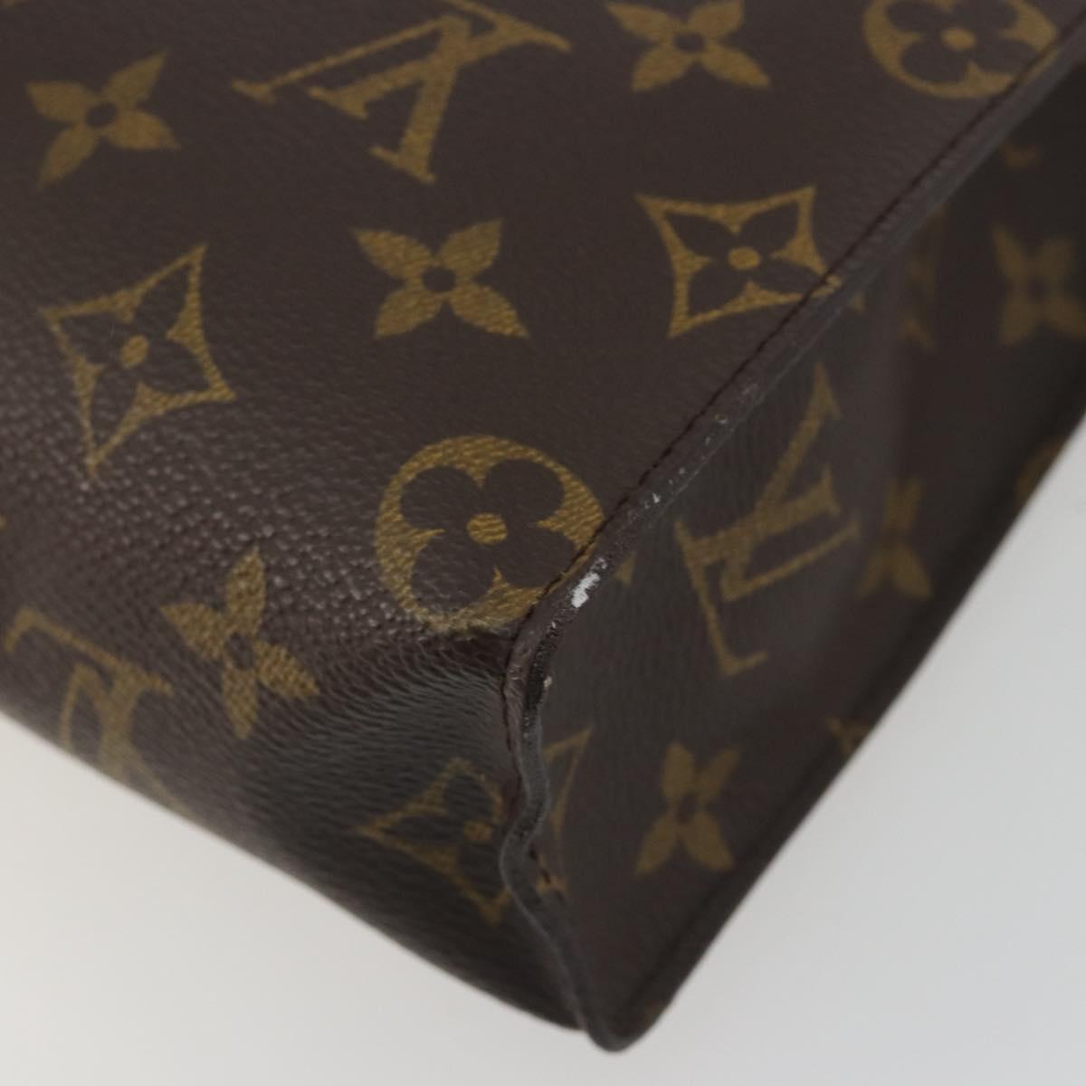LOUIS VUITTON Monogram Poche Toilette 26 Pouch M47542 LV Auth 194388