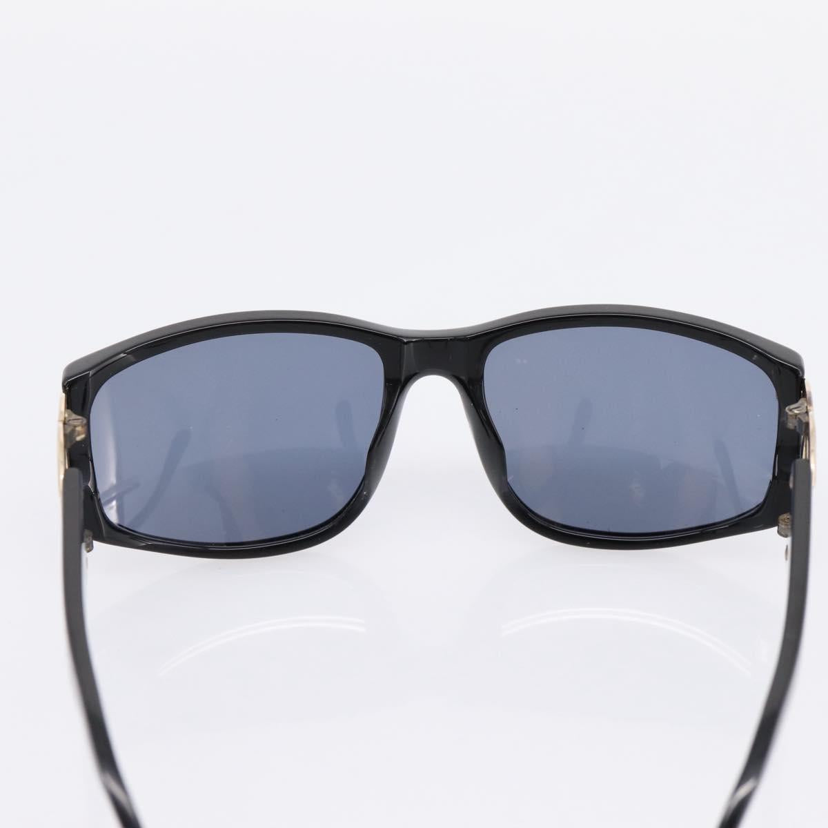 CHANEL Sunglasses plastic Black CC Auth 194406