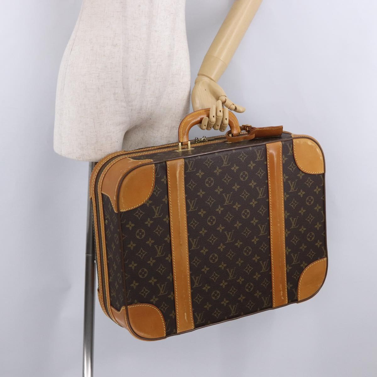 LOUIS VUITTON Monogram Stratos 50 Trunk M23238 LV Auth 194415