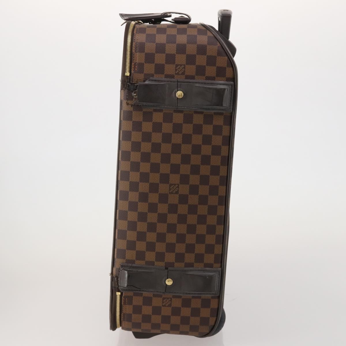 LOUIS VUITTON Damier Ebene Pegas 55 Suitcase N23294 LV Auth 194416