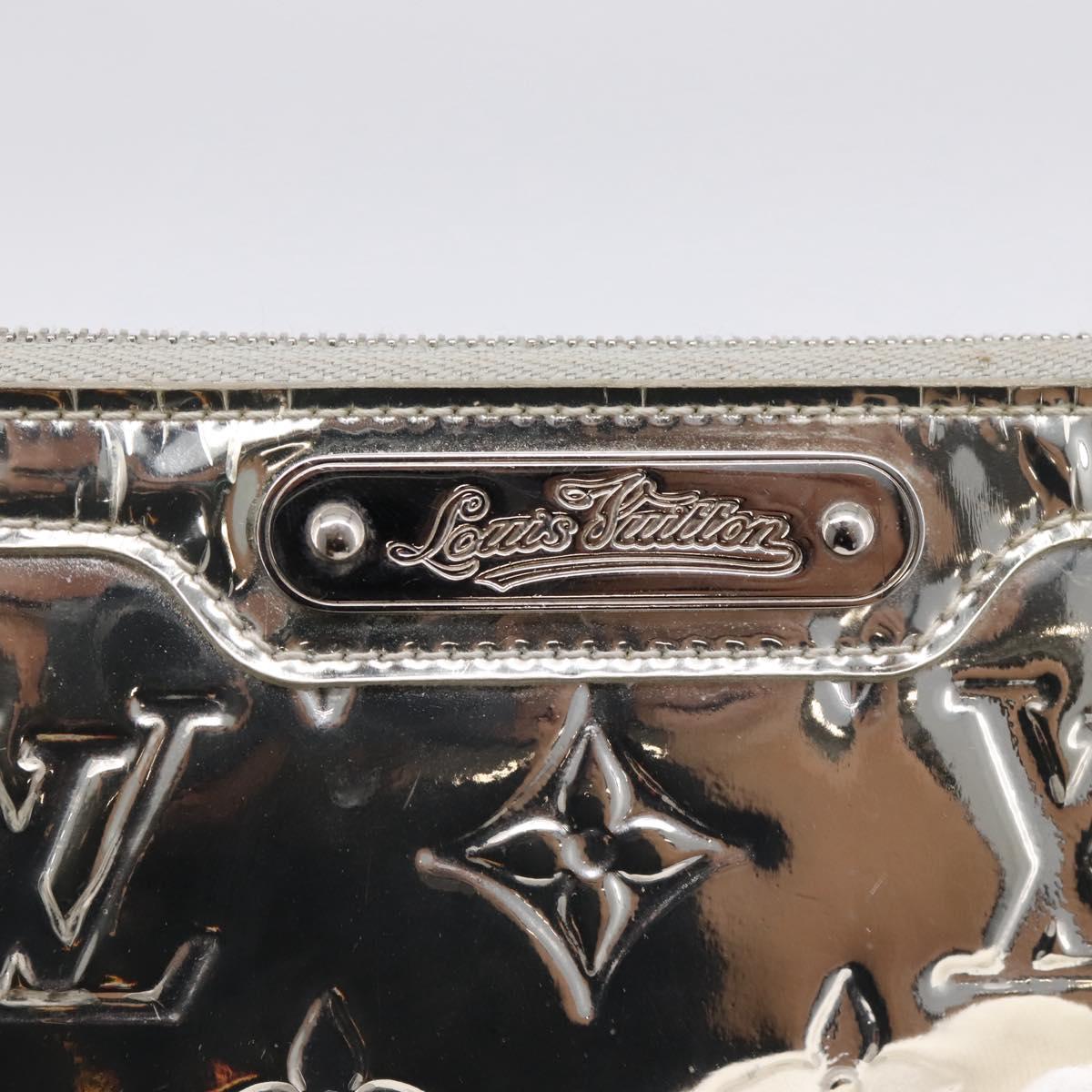 LOUIS VUITTON Monogram Miroir Trousse Cosmetic Pouch Silver M95603 Auth 194458