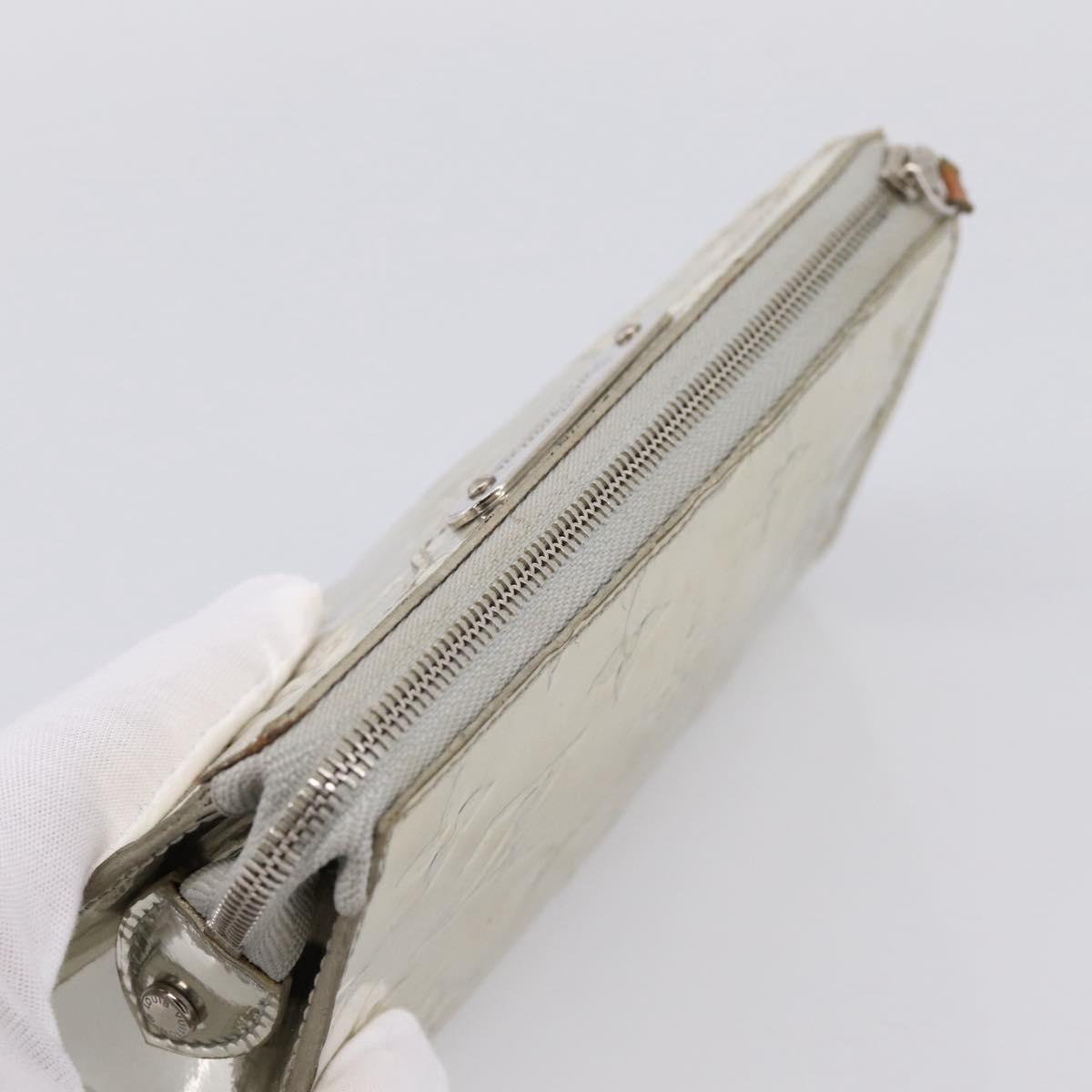 LOUIS VUITTON Monogram Miroir Trousse Cosmetic Pouch Silver M95603 Auth 194458