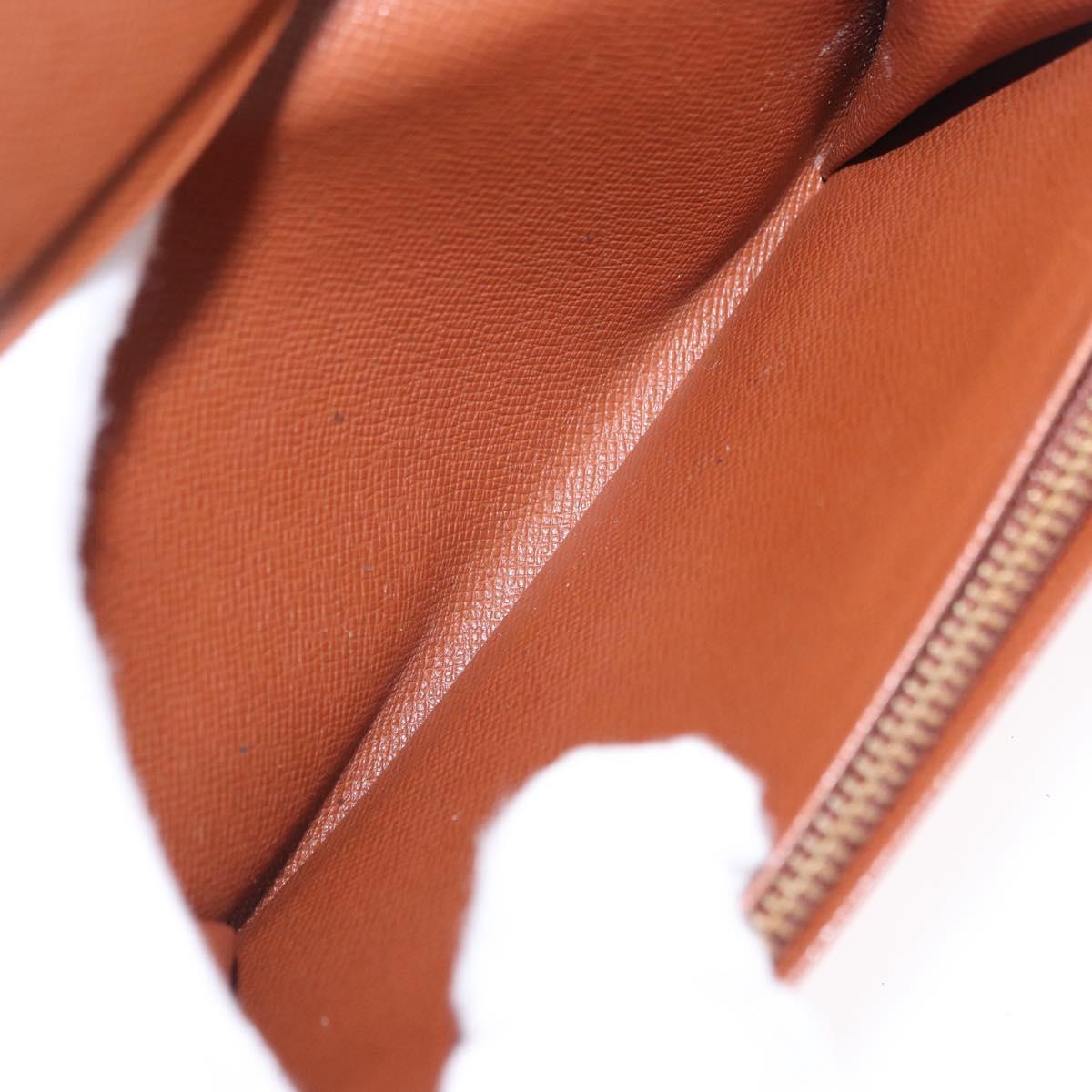 LOUIS VUITTON Monogram Porte Monnaie Billets Tresor Wallet M61730 Auth 194459A