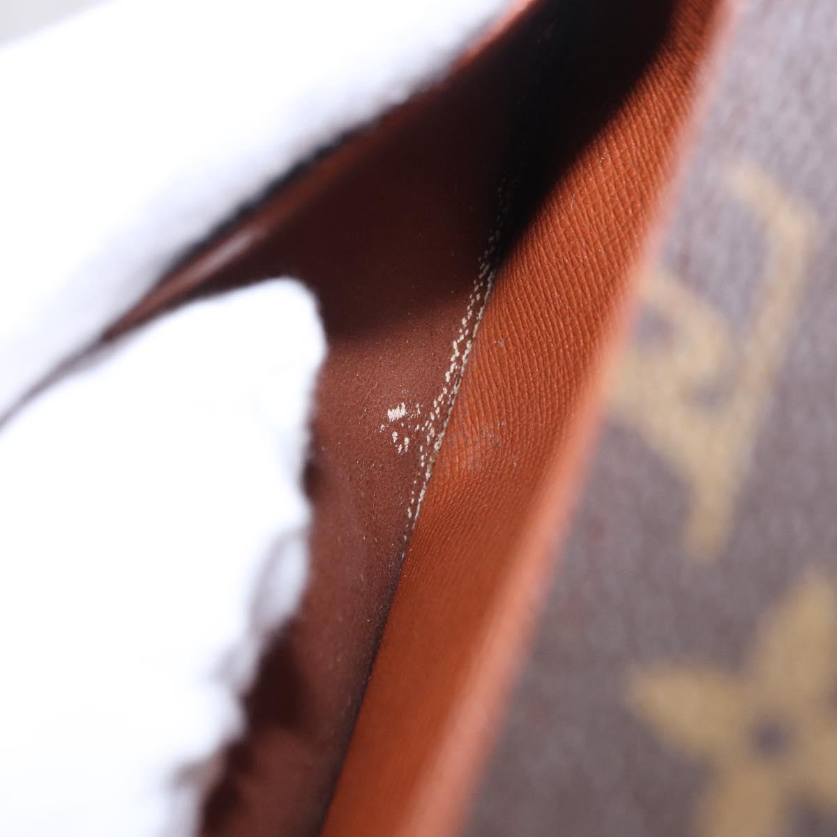 LOUIS VUITTON Monogram Porte Monnaie Billets Tresor Wallet M61730 Auth 194459A