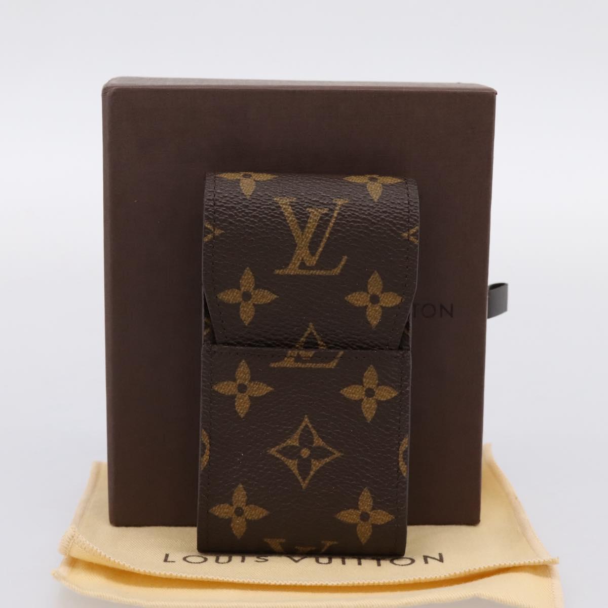 LOUIS VUITTON Monogram Etui Cigarette Case M63024 LV Auth 194464A