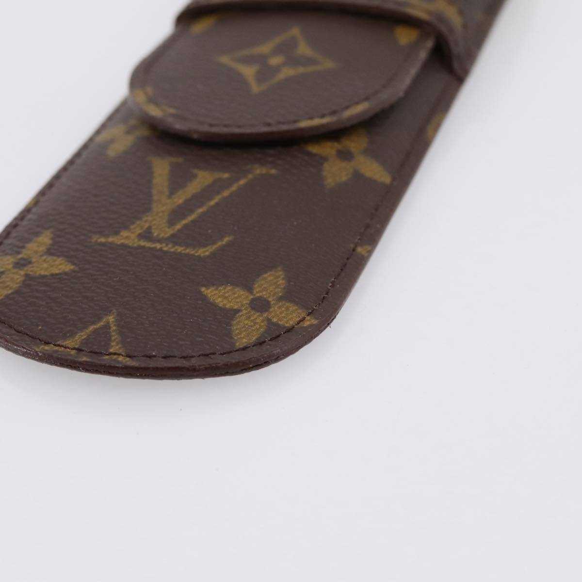 LOUIS VUITTON Monogram Etui Stilo Pen Case M62990 LV Auth 194465