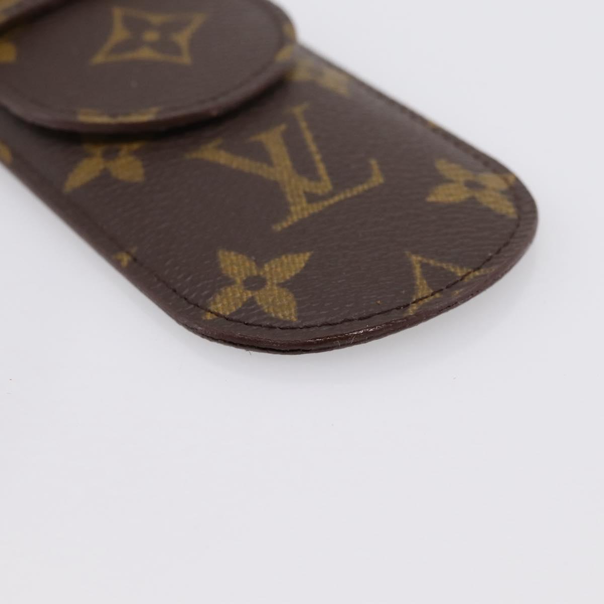 LOUIS VUITTON Monogram Etui Stilo Pen Case M62990 LV Auth 194465