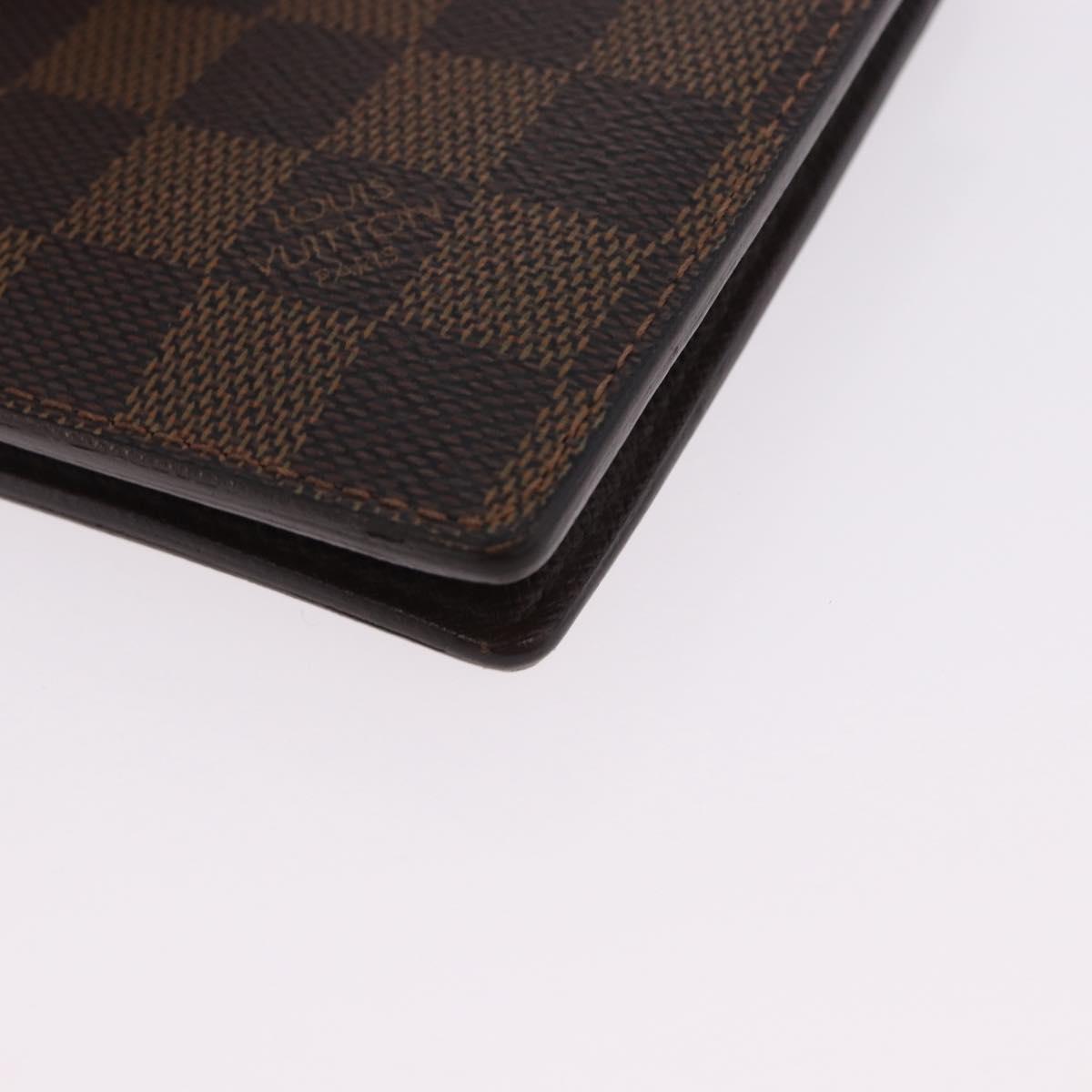 LOUIS VUITTON Damier Ebene Portefeuille Marco Bifold Wallet N61675 Auth 194472A