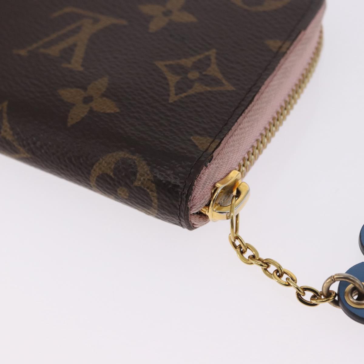LOUIS VUITTON Monogram Portefeuille Clemence Long Wallet M60742 LV Auth 194475A