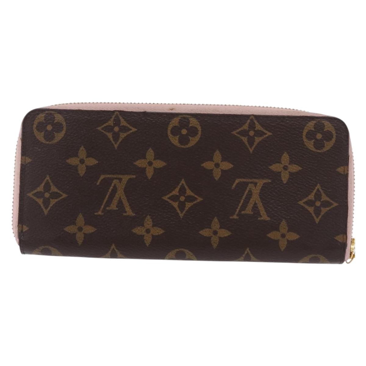 LOUIS VUITTON Monogram Portefeuille Clemence Long Wallet M60742 LV Auth 194475A