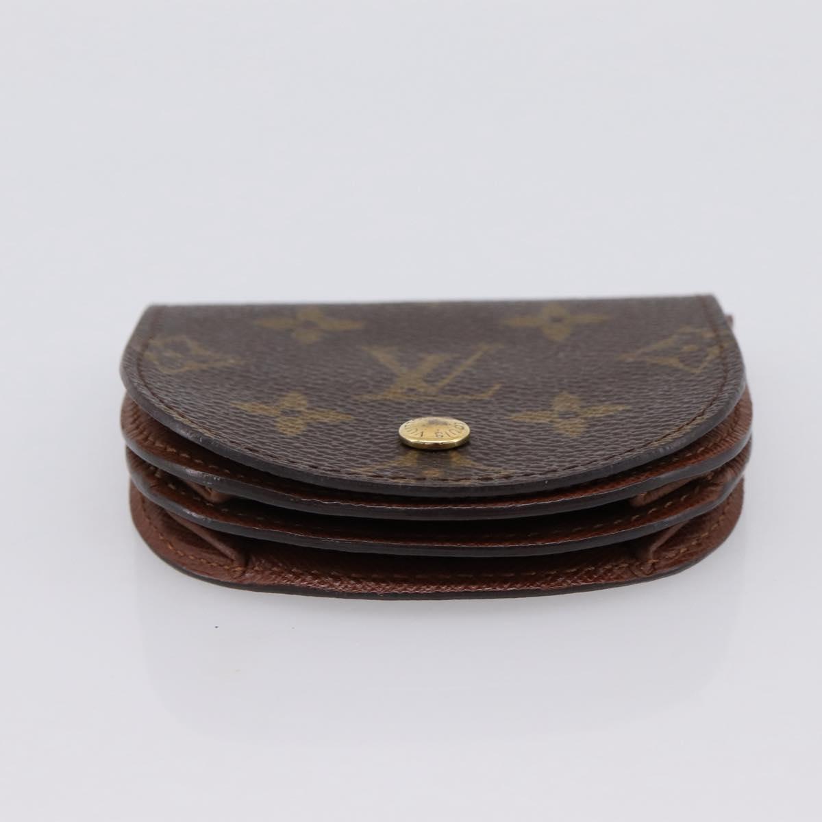 LOUIS VUITTON Monogram Porte Monnaie Guze Coin Purse M61970 LV Auth 194477A